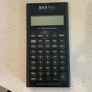 Texas Instruments BA-II Plus Financial Calculator